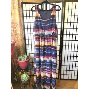 F21+ Sunset Racerback Maxi Dress